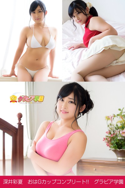 深井彩夏 おはGカップコンプリート!! グラビア学園 白い柔肌もち肌モチモチGカップ写真集3冊+αの超お買い得版!!