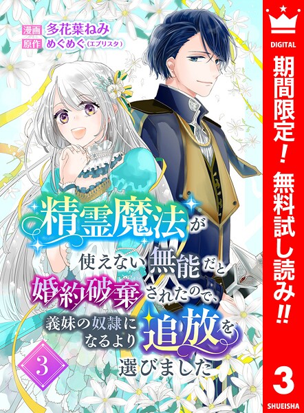 精霊魔法が使えない無能だと婚約破棄されたので、義妹の奴隷になるより追放を選びました【期間限定無料】 | DMMブックスデータベース