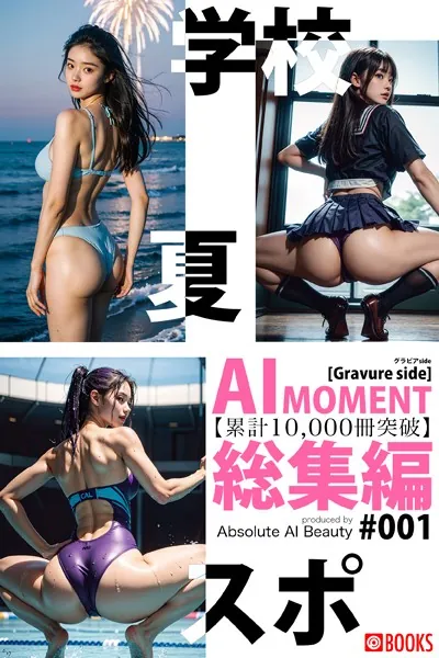 【累計10，000冊突破】AI MOMENT 総集編 ［グラビアside］ ＃001 「夏」「学校」「スポーツ」