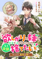 欲しがりの妹に仕立て上げられたので、もう全部捨てたい（※ただし筋肉は除く）