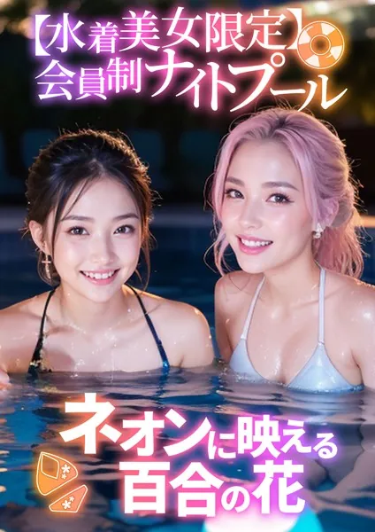 【水着美女限定】会員制ナイトプール 〜ネオンに映える百合の花〜
