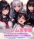 ハーレム女学園〜ハメてもハメても終わらない●●●●だらけのハーレム学園生活〜【1ぺージ1コマのマンガ風完全ストーリー】