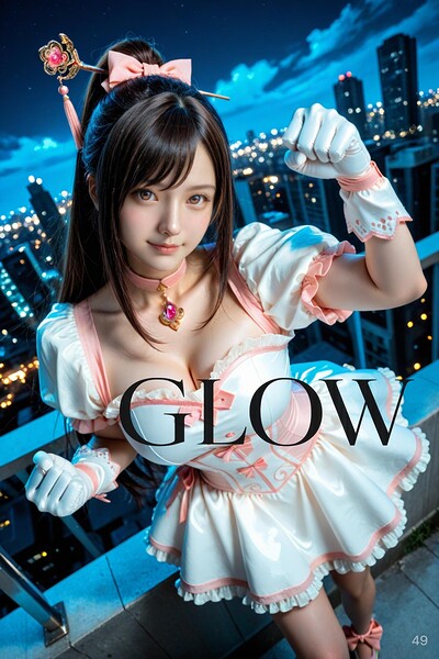 グラビア「グラビア写真集「GLOW」 土屋 鈴」写真集表紙